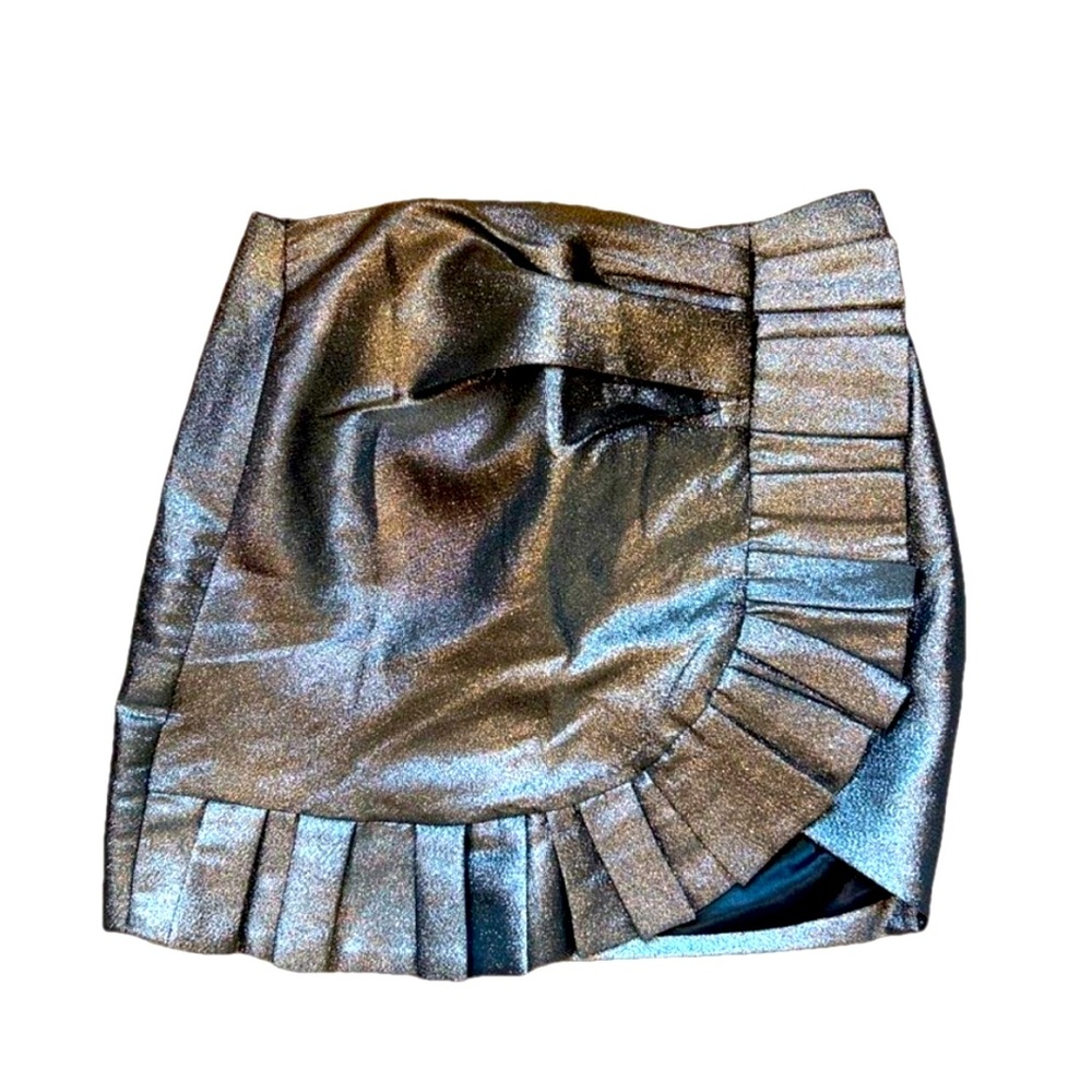 Metallic Pleated Women's Skirt DO + BE